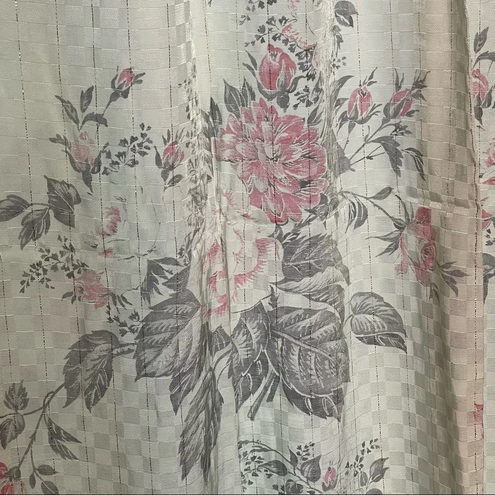 Vintage Handmade Pinch Pleated Drapes 84